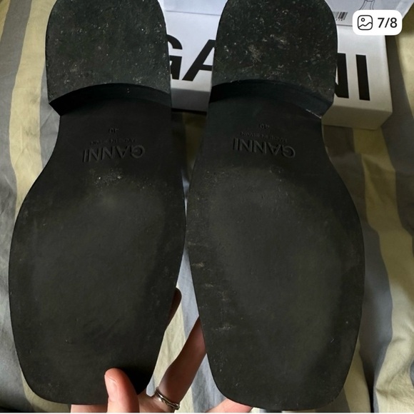 Ganni Square Toe Chelsea Boots (40) - Picture 4 of 6